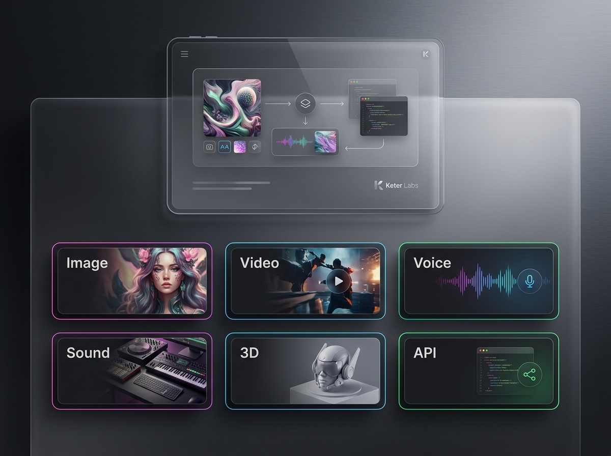 Grid of key Keter Labs services
